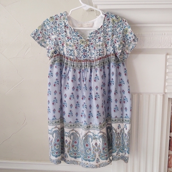 ZARA | Bohemian Floral Paisley Dress - Picture 1 of 3